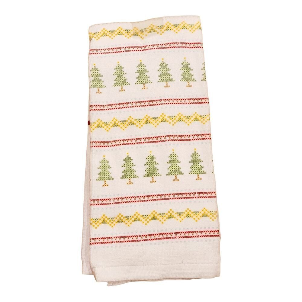 Vintage Set of 2 CHRISTMAS Kitchen Towel Holiday NWT - Picture 3 of 3